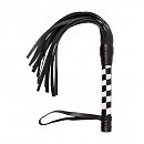  VIP Leather Flogger Black&White