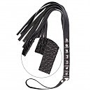  S&M Fancy Leather Floger Black 