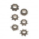   MENZSTUFF STRECHEABLE RING SET , 6 