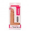       The Ultra Soft Double Sleeve 5,8» Vibro Flesh, 14  2,8 