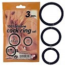    Silicone Cock Ring set 3 pcs