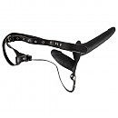   Double Strap On Black Silicone