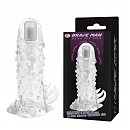    Brave Man Penis Sleeve Crystal, 13,5  4 