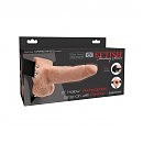        Fetish Fantasy 6 Hollow Rechargeable Strap-on with Balls, 17,5  5 