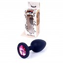   Silikon Plug Jewellery Black Small, 7  2,7 
