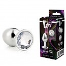 �������� ������ � ������ Gleaming Love Silver Plug Small, 7,1 � 2,7 ��