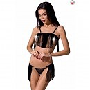   Kassandra set with open bra black Passion Exclusive