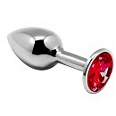      Alive Mini Metal Butt Plug Red S