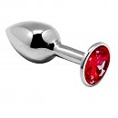      Alive Mini Metal Butt Plug Red M