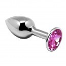      Alive Mini Metal Butt Plug Pink S