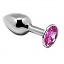      Alive Mini Metal Butt Plug Pink M