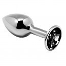      Alive Mini Metal Butt Plug Black S