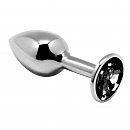      Alive Mini Metal Butt Plug Black M