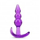   B Yours Triple Bead Anal Plug purple, 9,5  2,3 