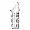    Studded sleeve ring clear, 7,6  3,3 