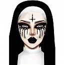    Possessed face jewels sticker Leg Avenue