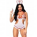    Naughty Nurse Roleplay Lingerie Set  Leg Avenue, One Size