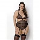  Amberly corset black 4XL/5XL  Passion
