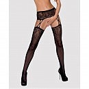    Obsessive Garter stockings S206 black S/M/L