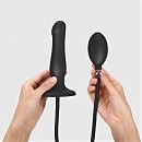    Strap-On-Me Inflatable Dildo Plug — Noir, 14  3,5 