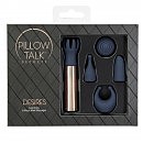  Pillow Talk Secrets Desires 6-Piece Mini Massager Set  Navy