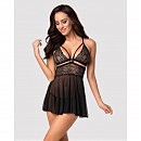   Obsessive 838-BAB-1 babydoll & thong black