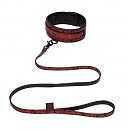    Fifty Shades of Grey Sweet Anticipation Reversible Faux Leather Collar and Lead