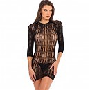  Exotic Geometry Mini dress black, S/M