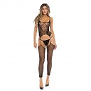  On All Night 2pc Set Bodystocking black, one size