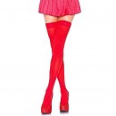   Leg Avenue Opaque Nylon Thigh Highs OS Red