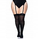   Leg Avenue Nylon Thigh Highs + PLUS SIZE