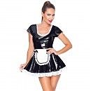    Black Level Vinyl Maid's Dress, S, 