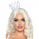  Leg Avenue Faux rhinestone die cut crown Silver