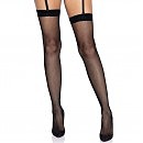  Leg Avenue butterfly backseam thigh highs Black O/S