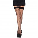    Leg Avenue Fishnet Thigh Highs OS Black
