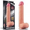  Dual-Layered Silicone Cock 12» Flesh, 5,3 