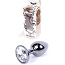    Jewellery Dark Silver PLUG Clear, 2,7 