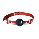   Feral Feelings Silicon Ball Gag Red/Black