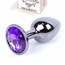 �������� ������ � ������ Plug-Jewellery Dark Silver PLUG- Purple ������ S