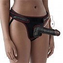    Ingen Vibrating Easy Strap-On Set 7.5» Black