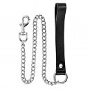  Fetish Tentation Premium Metal leash with cowhide leather wrist 72 