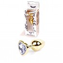 ������� ������ Jawellery Gold  Heart PLUG Clear, 9�3 ��