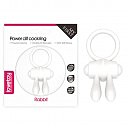     Power Clit Cockring Rabbit LoveToy White 