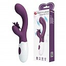   Pretty Love Butterfly Kiss Vibrator Dark Purple