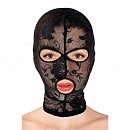 -   Fetish Tentation Patterned fishnet hood,  