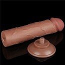  8'' Sliding Skin Dual Layer Dong Brown,  ,18  x 3,8 .