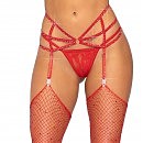    Leg Avenue Rhinestone garterbelt Red One Size, 