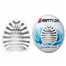 -    Pretty Love Pleasure Egg Masturbator White