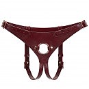     Liebe Seele Wine Red Strap on Harness,  