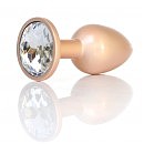   Plug-Jewellery Pearl Gold PLUG Clear S, 7  2,7 